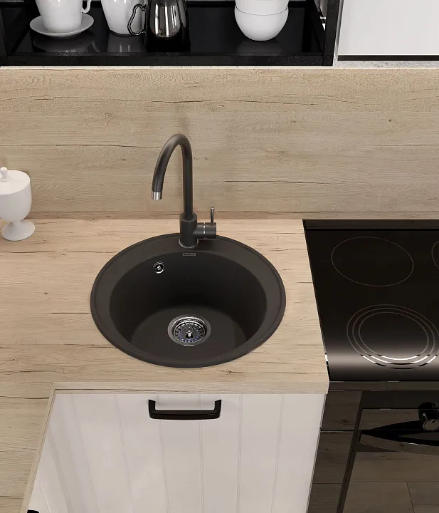 Кухонная мойка Кварц QUARZ S651 GranFest 8-S651 - Вид №4