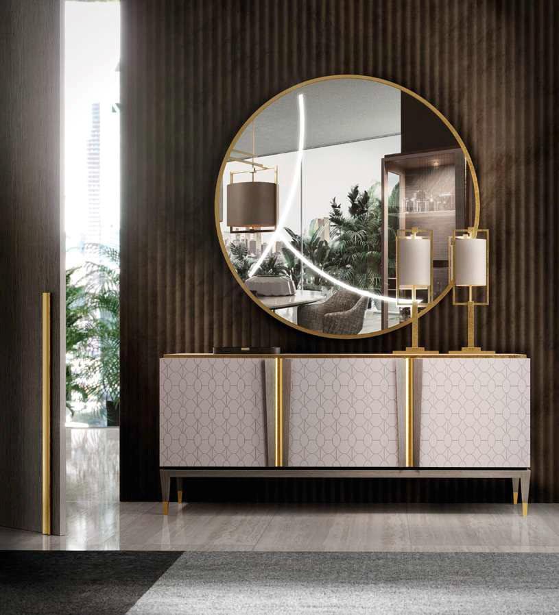 Valderamobili Круглое настенное зеркало Mascari Msc001 - Вид №4