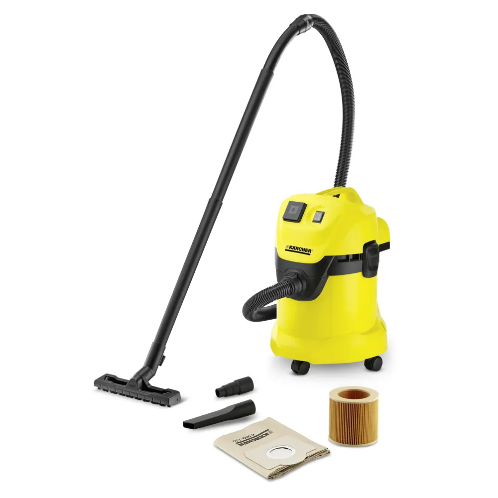 Пылесос Karcher WD 3 P, 1000 Вт, 17 л 17326386 STLM-2109093 
