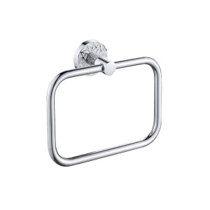 GFmark - Держатель полотенца прямоугольный, с БЕЛОЙ МОЗАИКОЙ, код: 3204