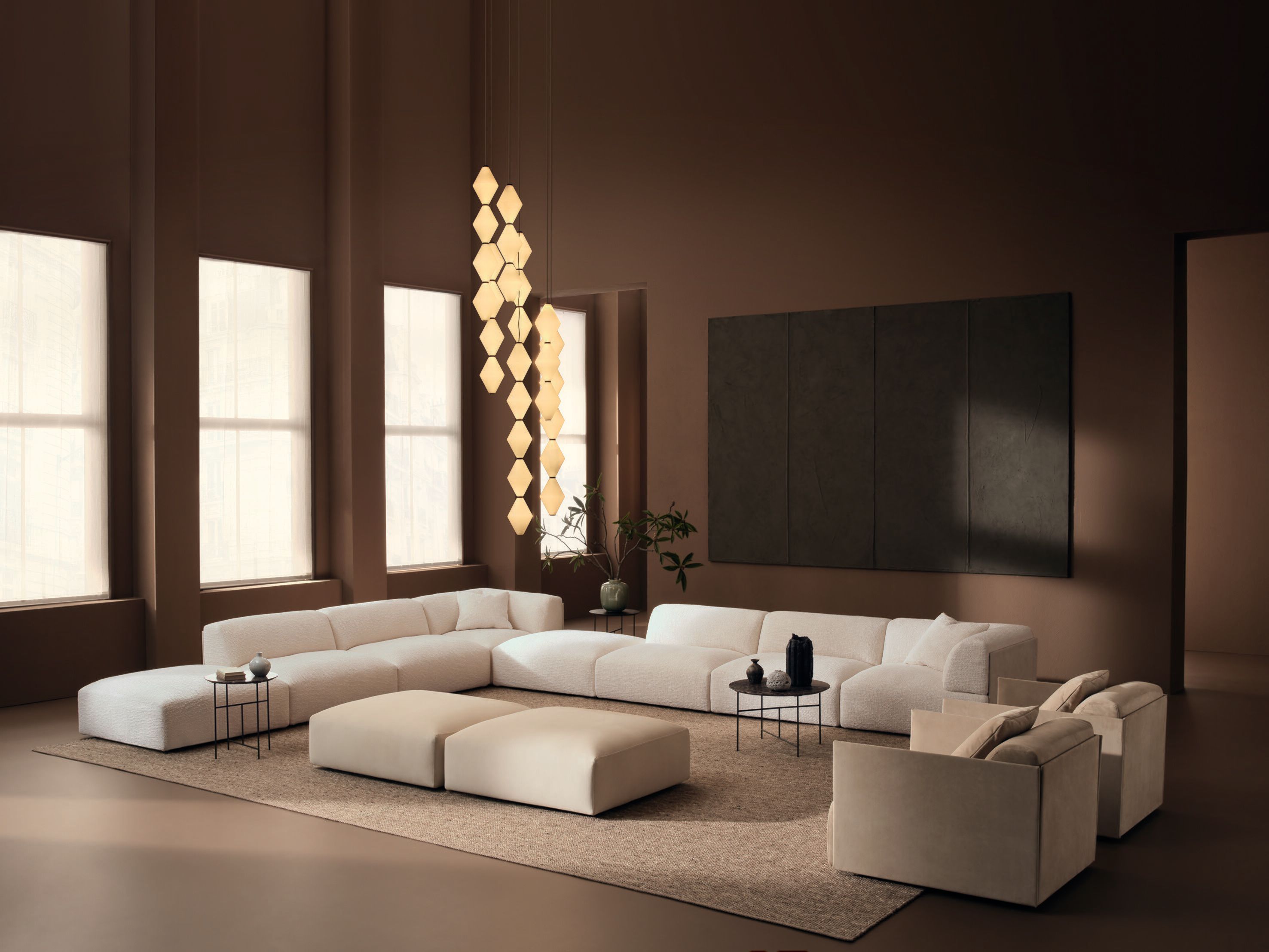 Кожаный модульный диван DE PADOVA HYBLA ARCH-00040942 - Вид №5