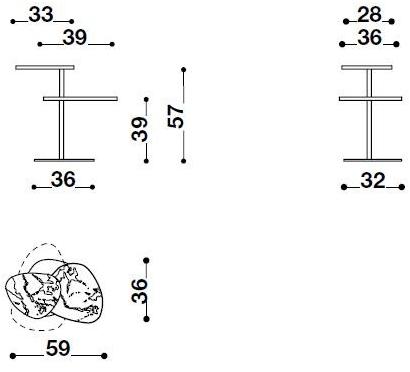 Désirée divani Столик из мрамора sun-id-1369928 - Вид №7