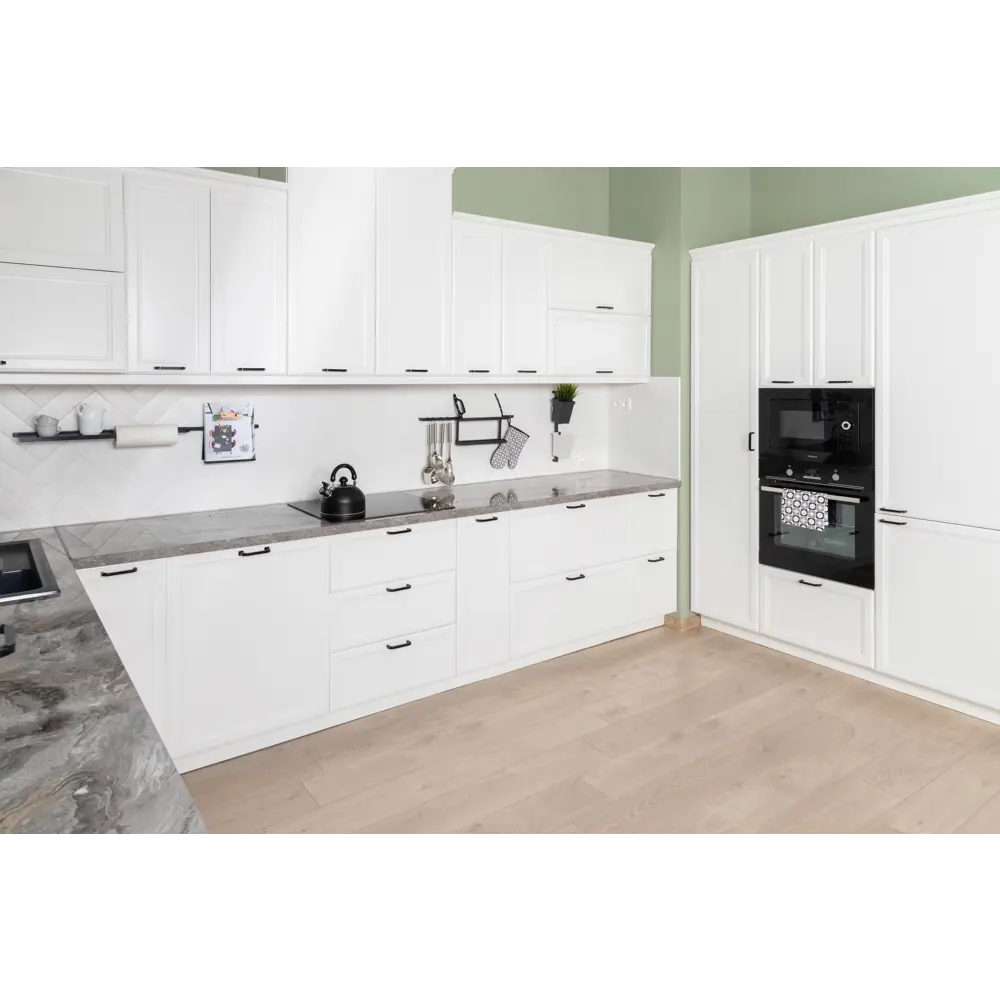 Фасад кухонный Delinia ID белый МДФ 14.7x76.5 см с тонкой рамкой 82011427 Реш STLM-0017533 - Вид №9