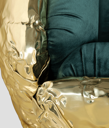 0-100 Несовершенное зеленое кресло Boca Do Lobo  - Вид №19