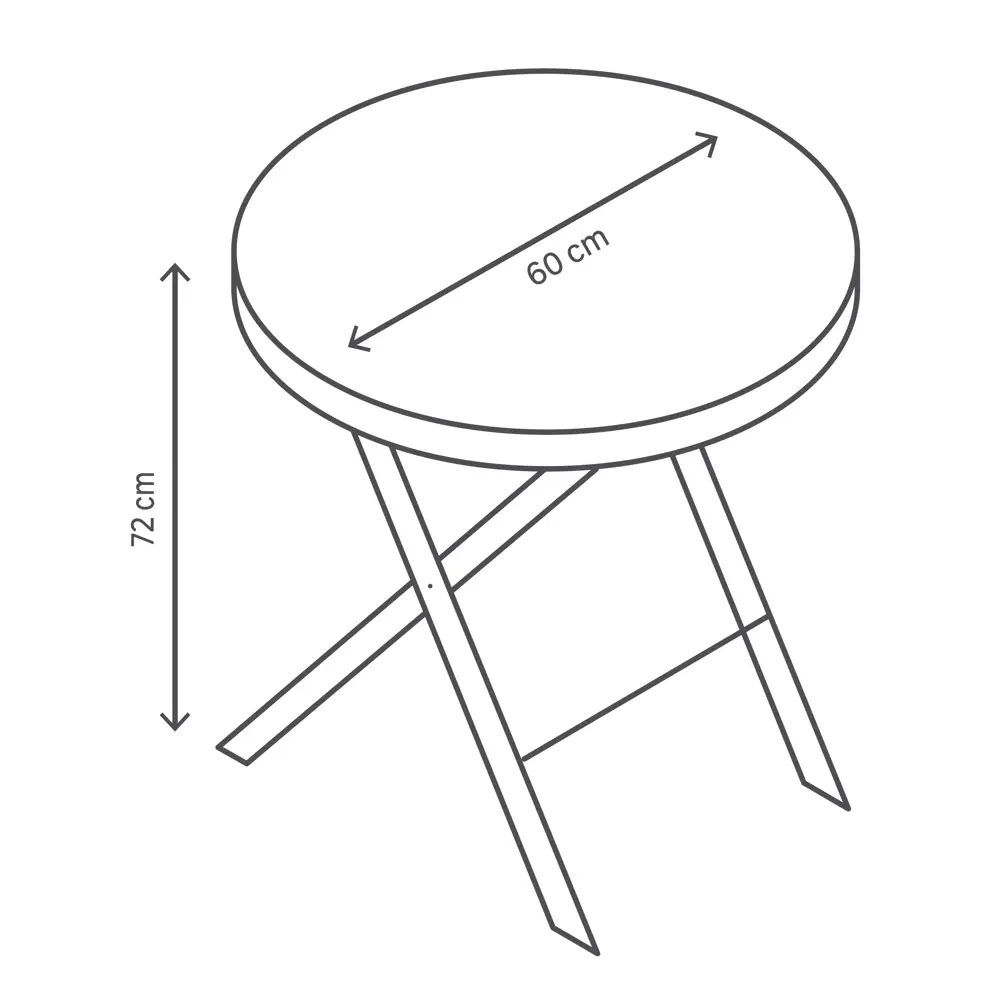 Стол NATERIAL Emys Origami складной круглый для сада и террасы 81956330 STLM-0015333 - Вид №16