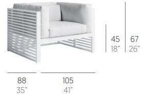 GANDIABLASCO Садовое кресло из тика с подлокотниками Dna teak sun-id-1410391 - Вид №9