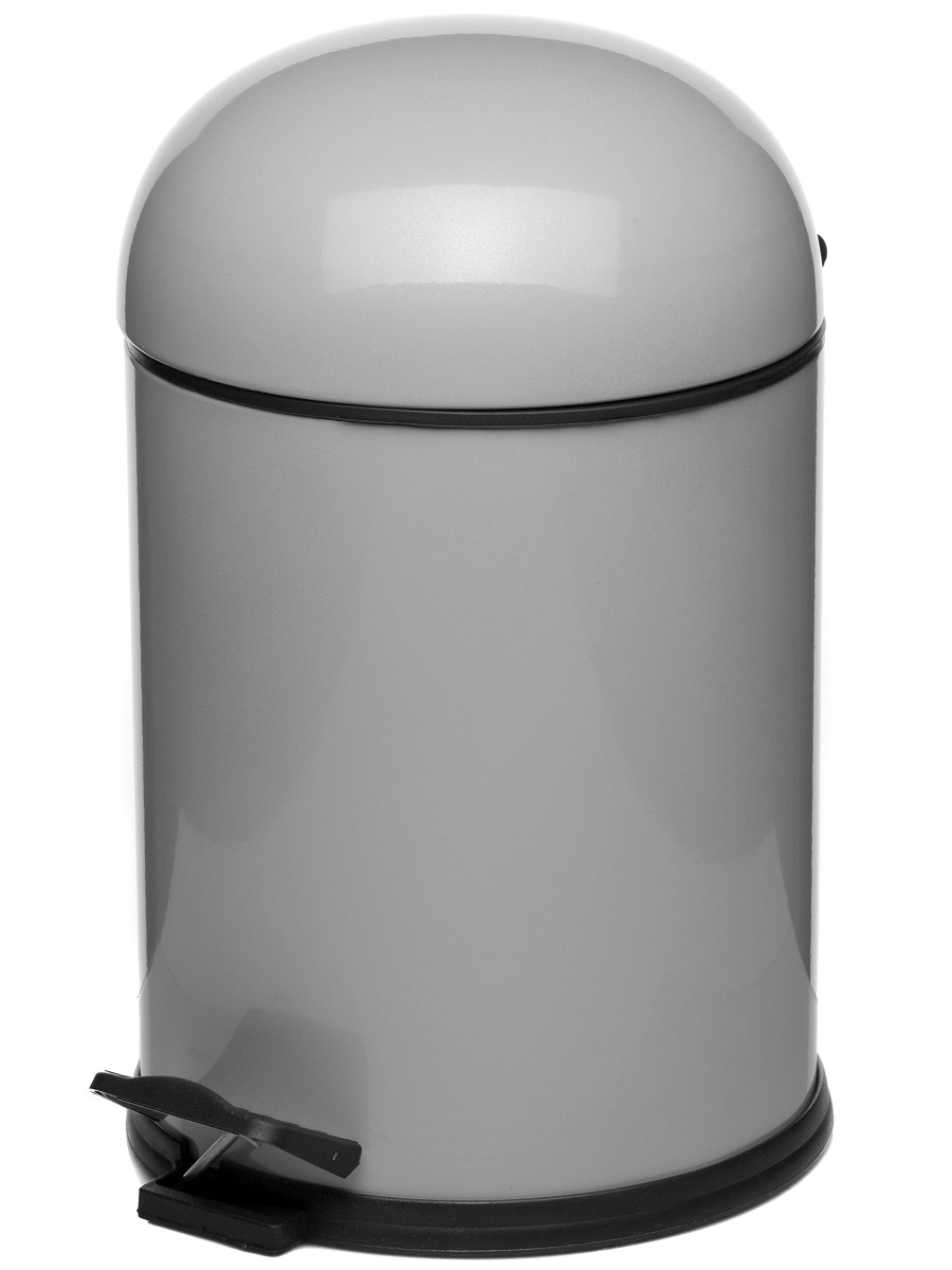 Вёдра с педалью и крышкой Aquarius 5L Grey NAVAKO 11021