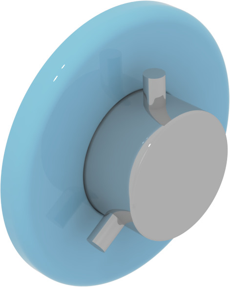 DEVCE2V22 Переключатель для душа/ванны 2 потока GSG CERAMIC TOUCH