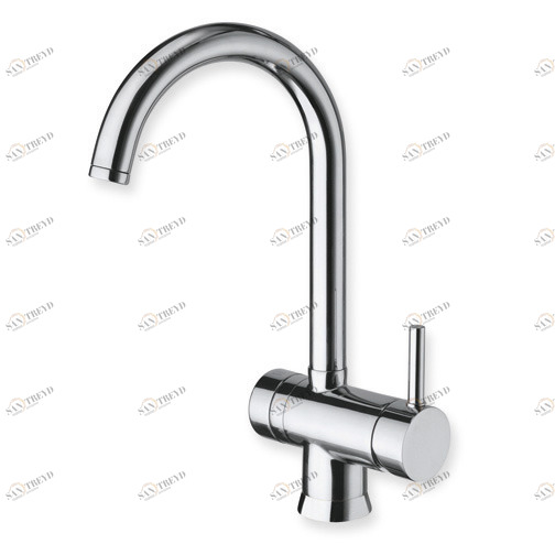 CRIKT541 Кухонный смеситель, однорычажный, с правым боковым рычагом и независимым регулятором для очищенной воды Cristina Rubinetterie 