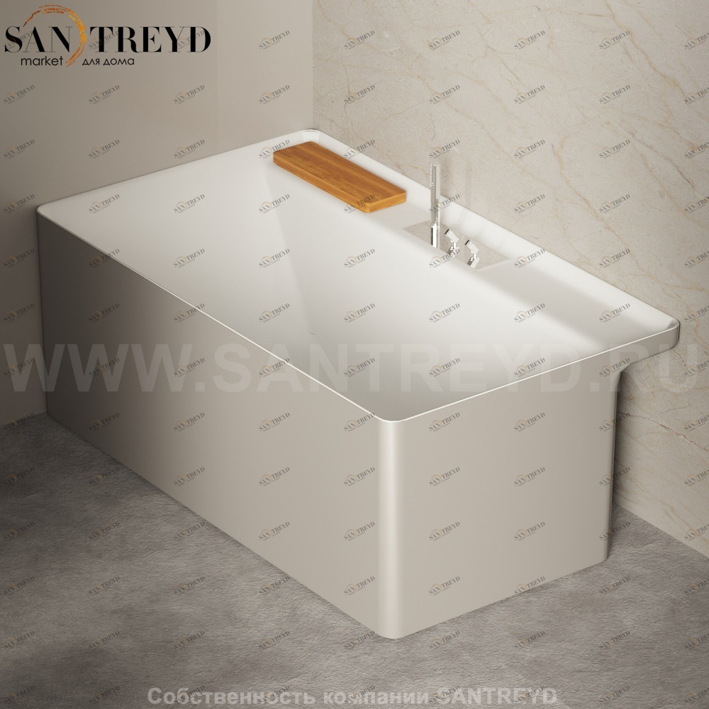 Ванна угловая MARSIGLIA серая Agape AVAS1077ZL