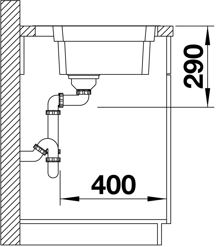 521748 Кухонная мойка Blanco Etagon 500-IF/A  Blanco Etagon - Вид №20