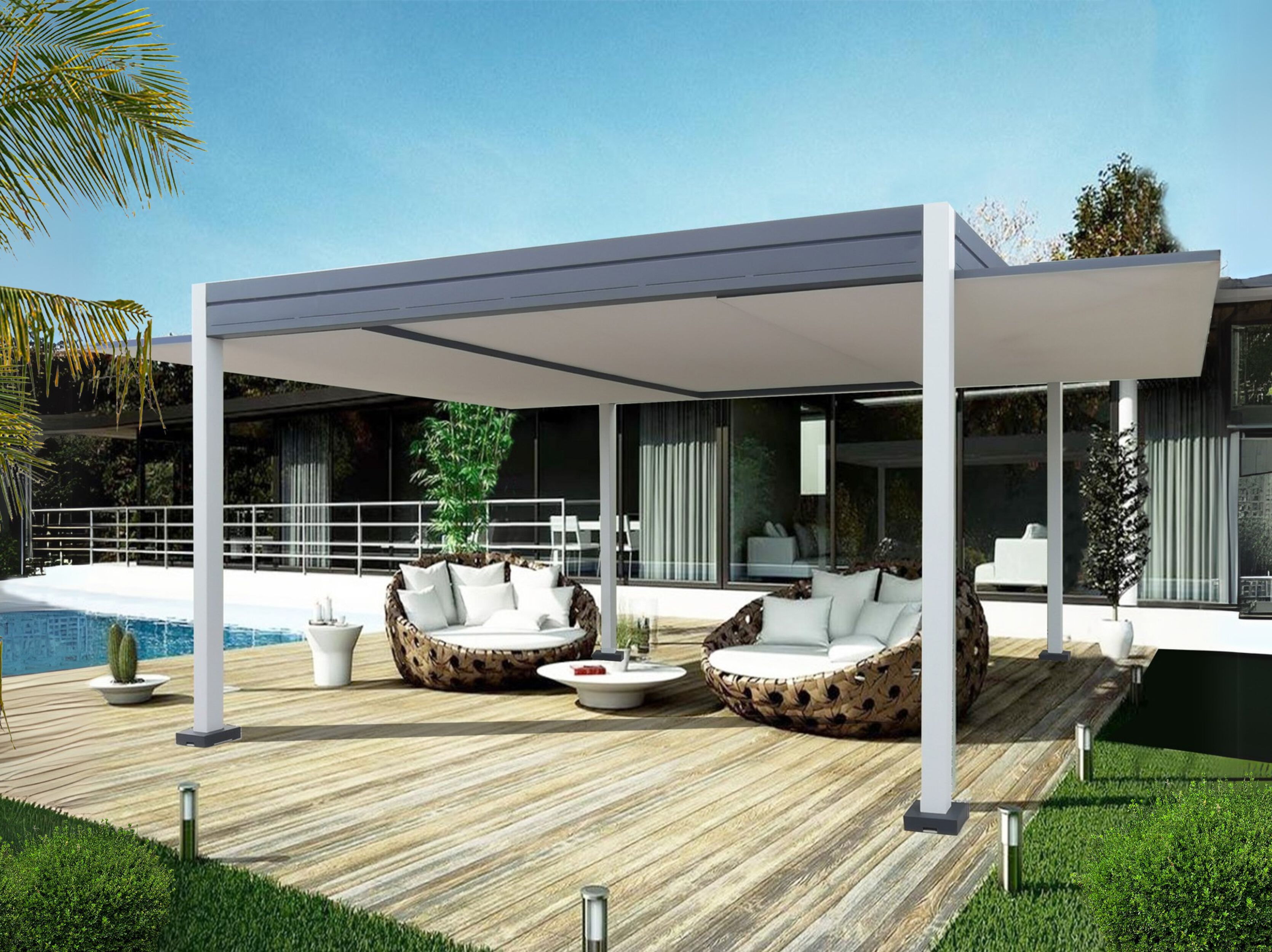 Самонесущая конструкция с раздвижной выдвижной крышкой L'Officina by Adami S5 EXTENS ARCH-00051196