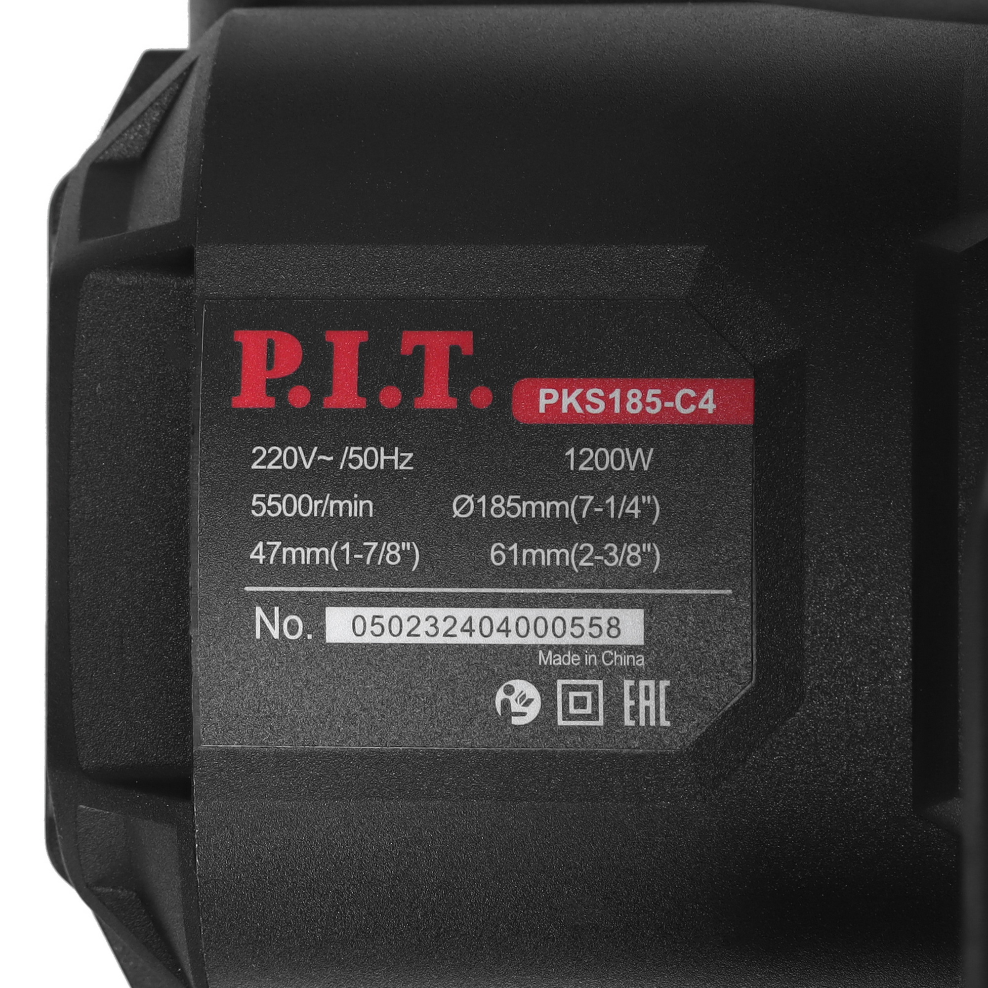 Пила дисковая P.I.T. PKS185-C4 9110881 PIT STDN-0039292 - Вид №4
