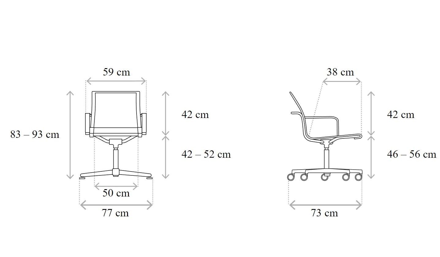 Сетчатое вращающееся офисное кресло с подлокотниками Wagner D1 ARCH-00034420 - Вид №18