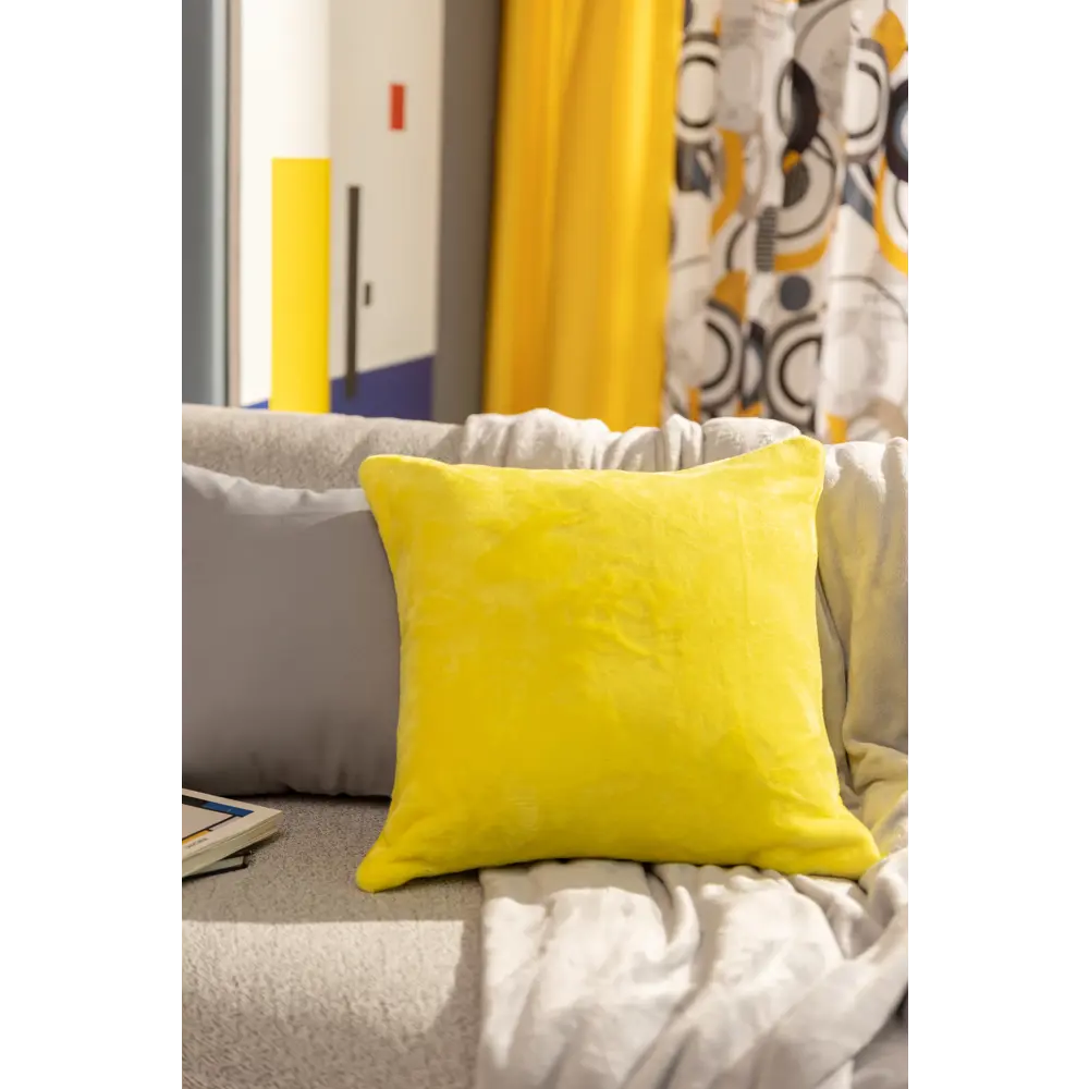 Подушка Inspire Flamingo Illuminat 45x45 см цвет желтый 89162738 STLM-2176321  - Вид №3