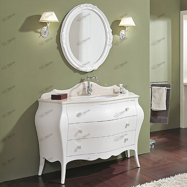 Epoque Тумба BAROCCO 113 laccato bianco BATHROOM LINE 917L