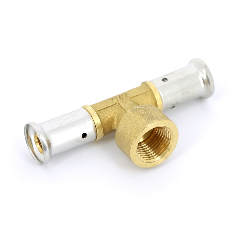 Тройник ВР пресс HENCO 16x1/2"x16 13P160416