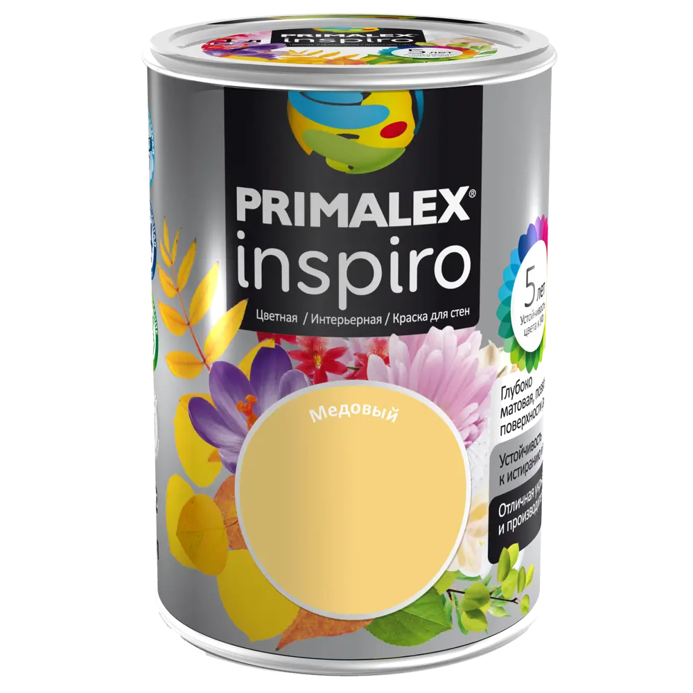 Краска для стен Primalex Inspiro цвет медовый 1 л STLM-2122234