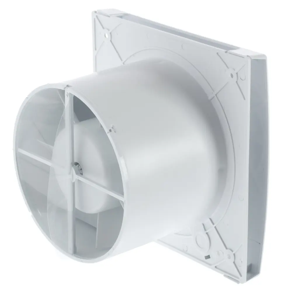 Вентилятор осевой вытяжной Equation D150 мм 41 дБ 320 м³/ч обратный клапан цвет белый STLM-2040224 - Вид №1