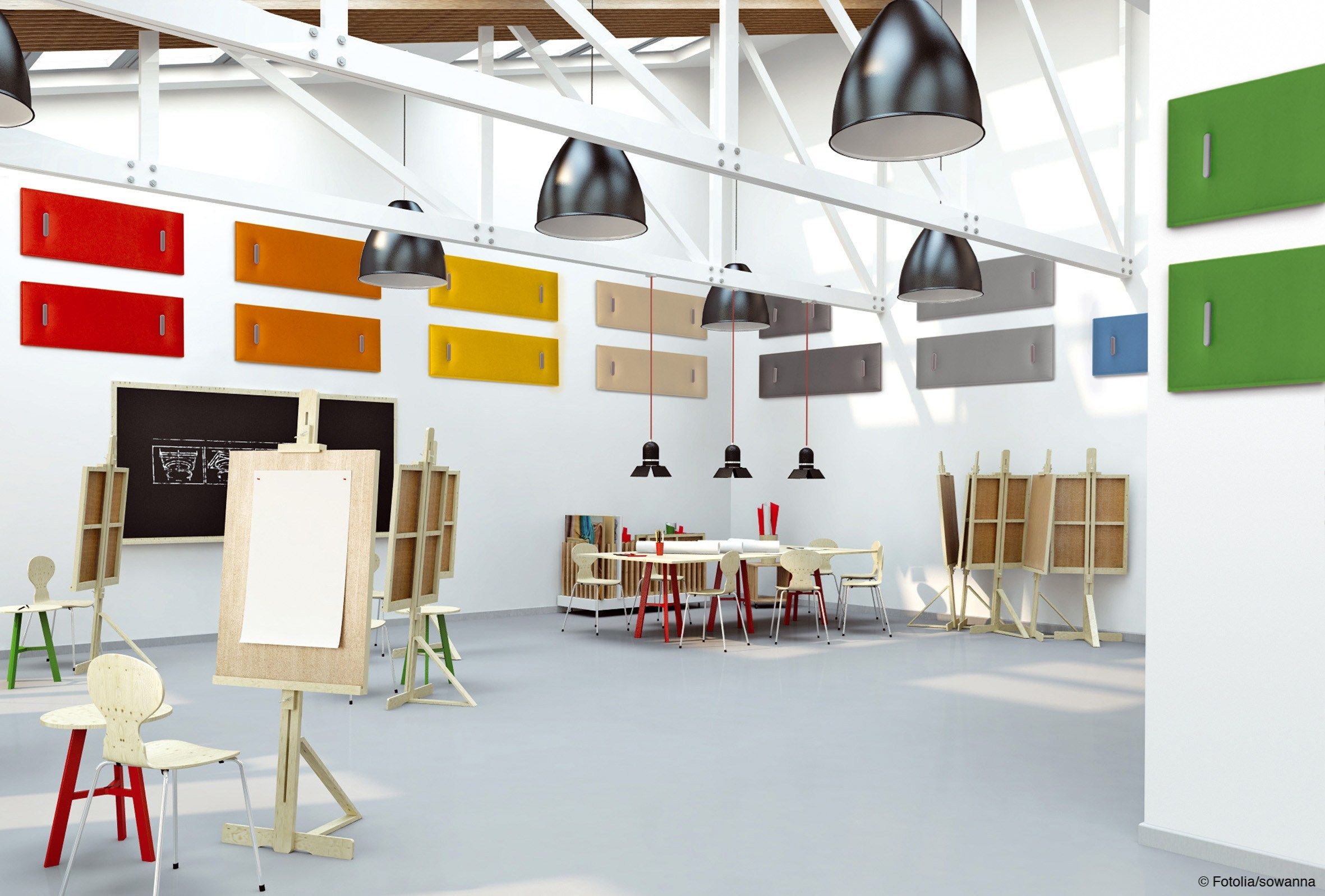 Акустическая панель в Trevira® CS Caimi Brevetti технология Snowsound ARCH-00049479 - Вид №18