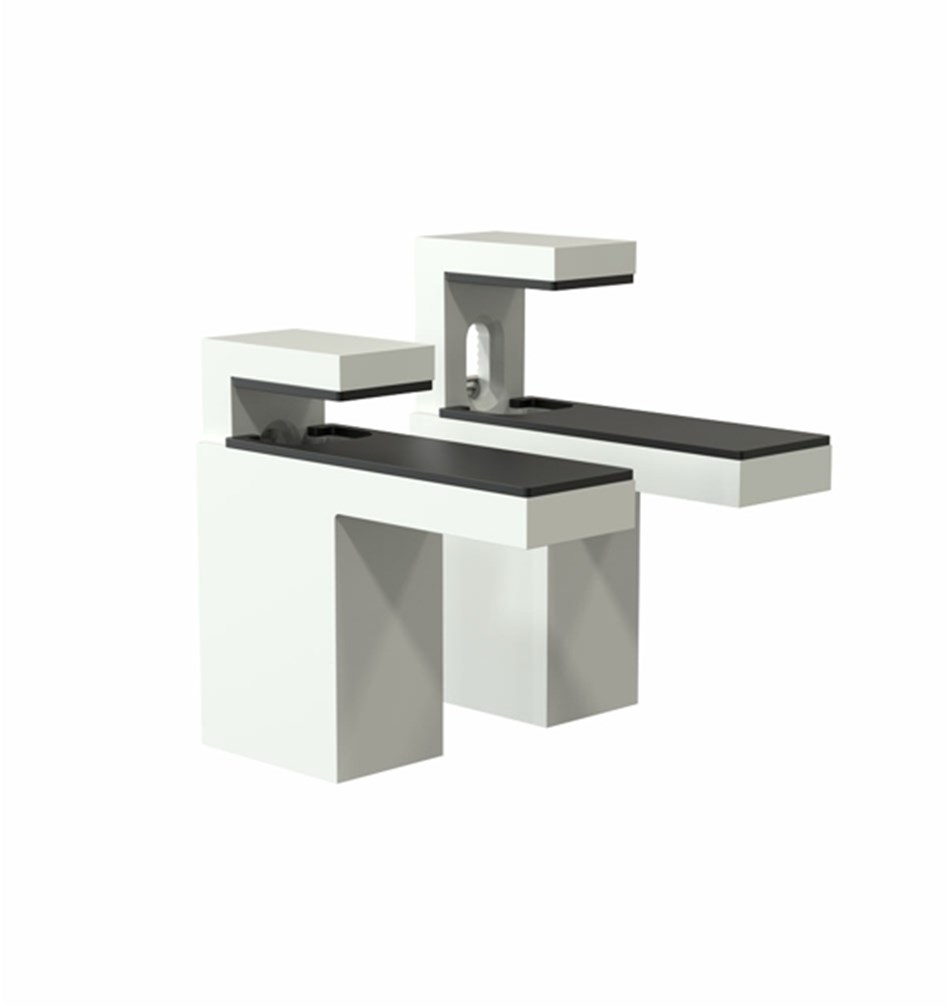 FROST Кронштейн для полки 6 » 2 шт. белый цинк / латунь Белый Q304608076 