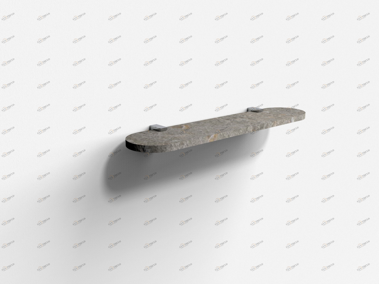 SLAB Полка из керамогранита MDI meteora 45CM IBB1974 SL45.10.02.MET 