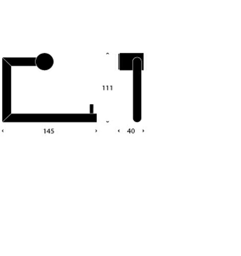FROST Держатель туалетной бумаги 1 » полированный Нержавеющая сталь Полированный O1909  - Вид №3