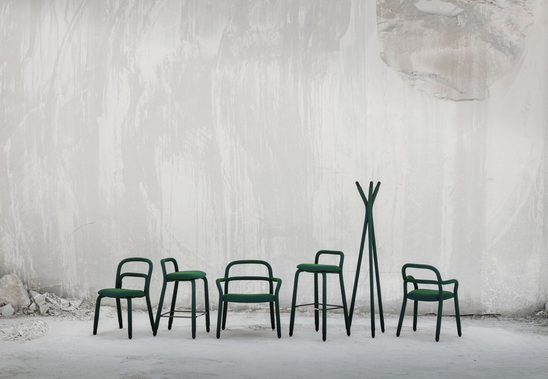 Тканевый стул с подставкой для ног Midj Пеппи ARCH-00113812 - Вид №3