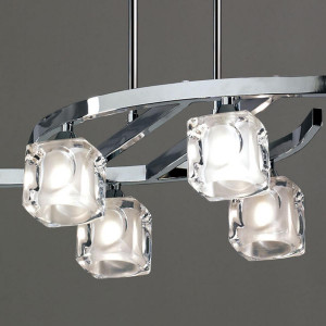 099713 Люстра подвесная MANTRA CUADRAX 0956 Mantra Cuadrax