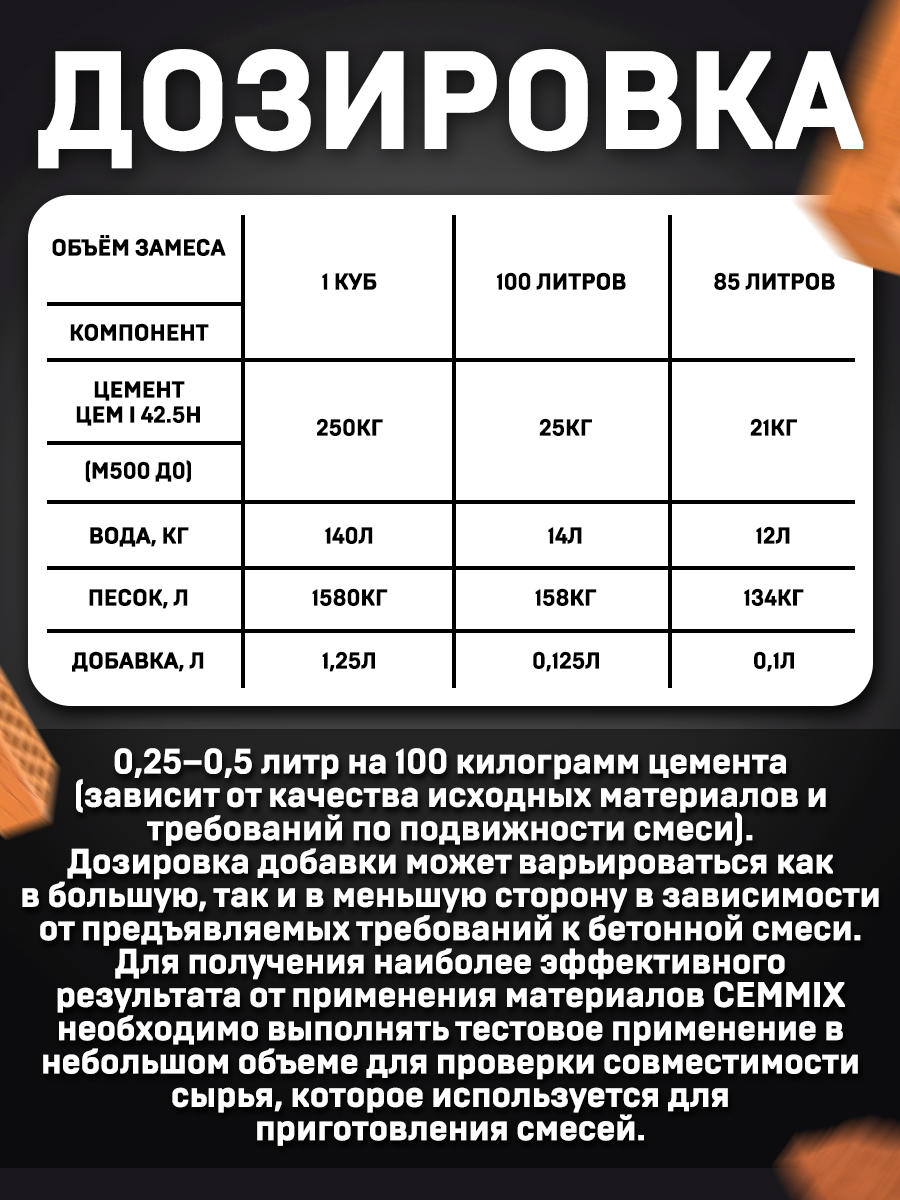 15914294 Добавка для кладки CemStone STLM-0006490 CEMMIX  - Вид №3