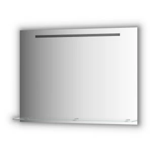 Зеркало с полочкой со встроенным LED-светильником 7W 100x75 см EVOFORM BY 2158