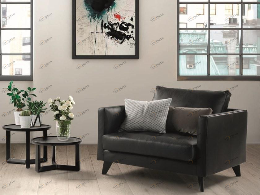 Marac Кожаное кресло с подлокотниками Willy slim sun-id-1478830