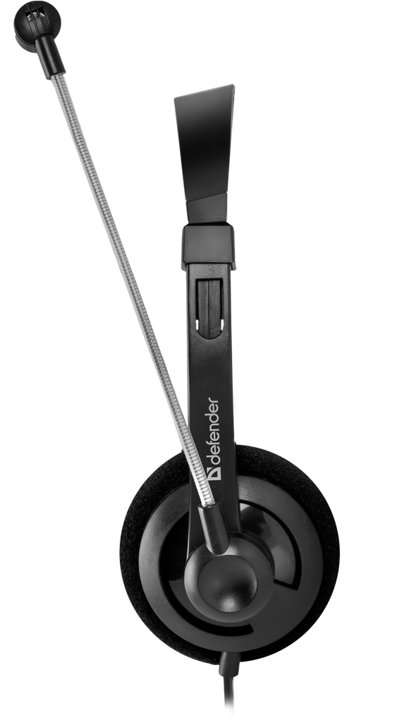 63104 компьютерная гарнитура aura 104 черный, кабель 1,8 м Defender Santreyd  - Вид №2