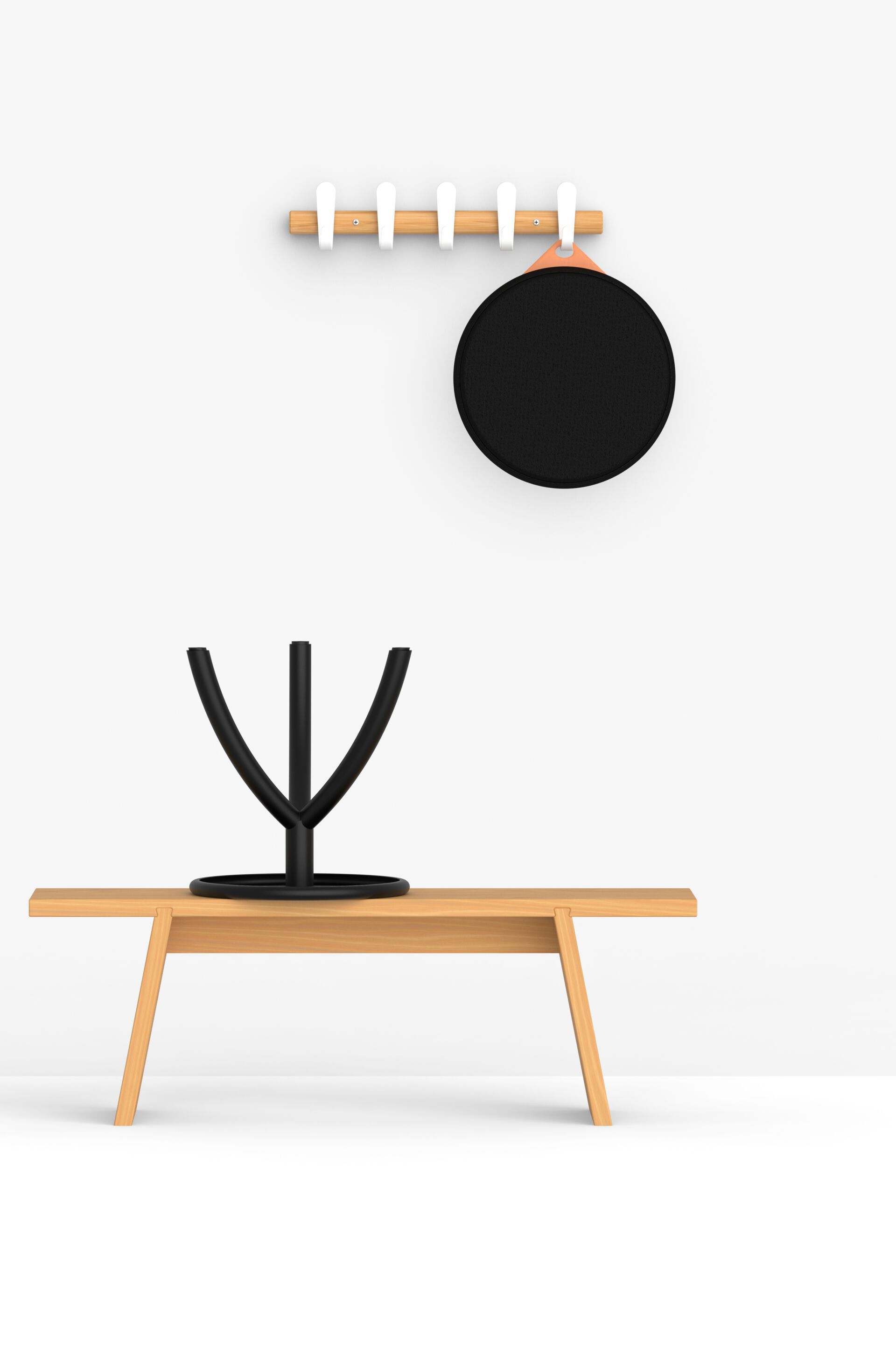 Пластиковые и дубовые настенные вешалки FUNCTIONALS STICKS HJH ARCH-00035496 - Вид №9