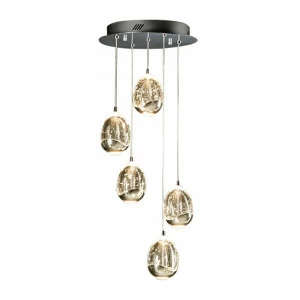 Подвесной светильник Rocio от Schuller 5 ламп 783517 SCHULLER ДИЗАЙНЕРСКИЕ 243420 Прозрачный