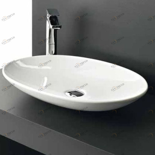 LFL001 Накладная раковина на столешницу  овальная ArtCeram 