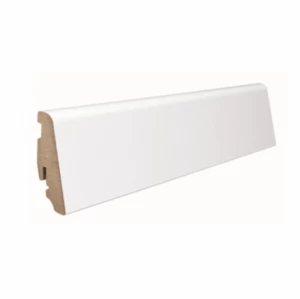 Плинтус Haro White Ral9016 МДФ+эмаль 2200х58 мм.