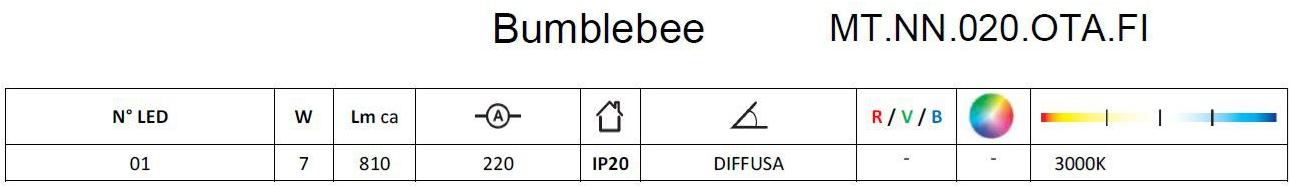 Brillamenti Торшер LED из нержавеющей стали Bumblebee Mt.nn.020.ota.fi - Вид №2