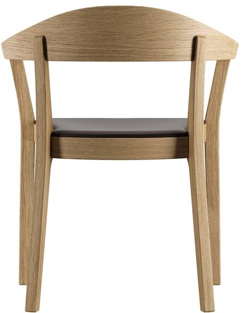 horgenglarus Штабелируемый стул из массива дерева с подлокотниками  3-350a  - Вид №7