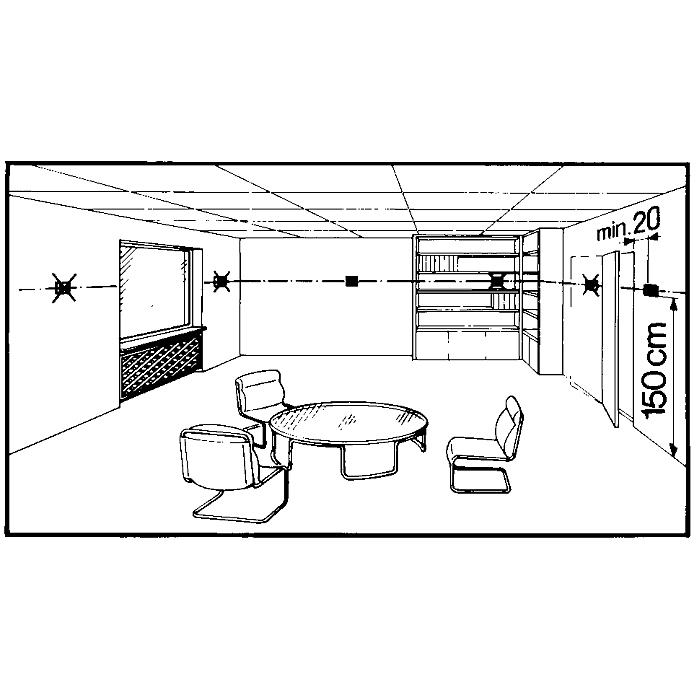 Комнатный термостат Wilma для RDF310.2/ММ полускрытого монтажа RDF3102MM - Вид №5