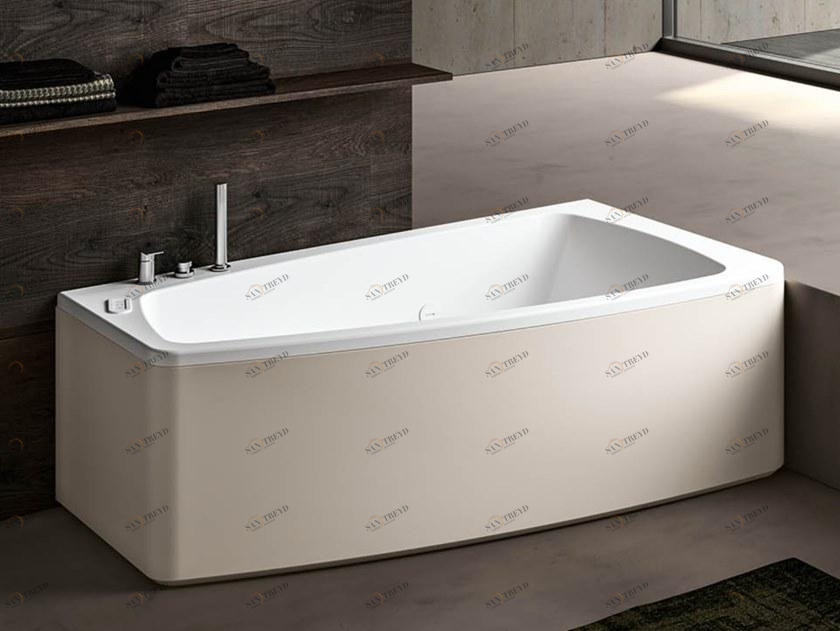 Albatros Асимметричная акриловая ванна с гидромассажем Thea 01th75bs