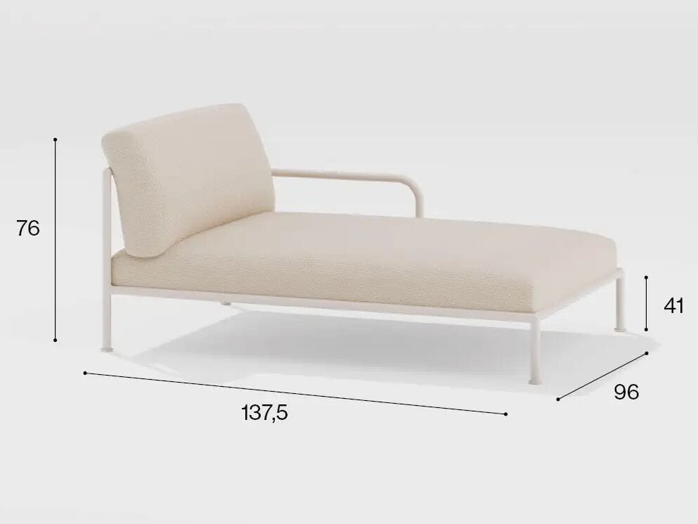 Ткань сад Dormeuse с подлокотником FAST Roè ARCH-00058025 - Вид №3