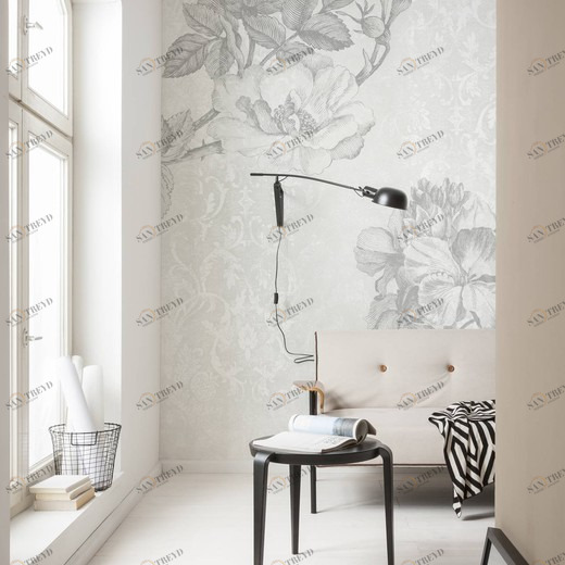 6032A-VD2-Baroque-Grey Фотообои Komar Infinity 2.5х2 м 6032AVD2BAROQUEGREY