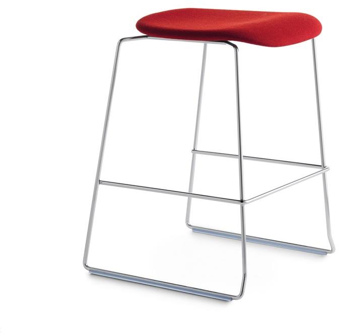 Crassevig Штабелируемый табурет из стали и салазок из дерева Bay sun-id-1466093 - Вид №2