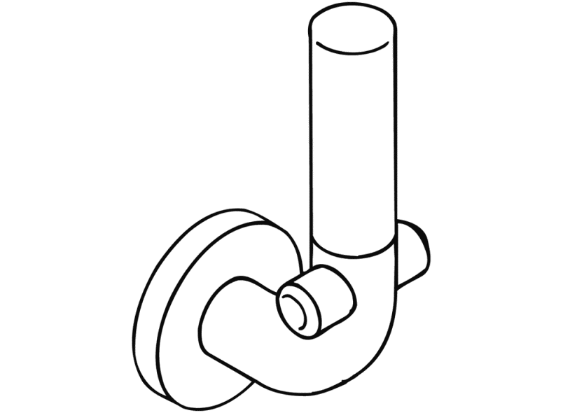 801.21B201 запасной держатель бумаги HEWI Edition matt | Polyamid  - Вид №6