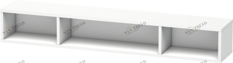 LC120001818 Элемент полки (горизонтальный) L-Cube #LC1200 800 x 140 мм Белый матовый, декор Duravit