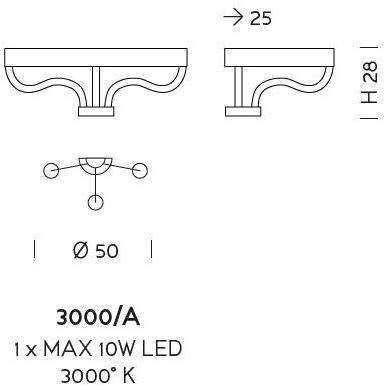 Sylcom Бра из дутого стекла Festa 3000 - Вид №2
