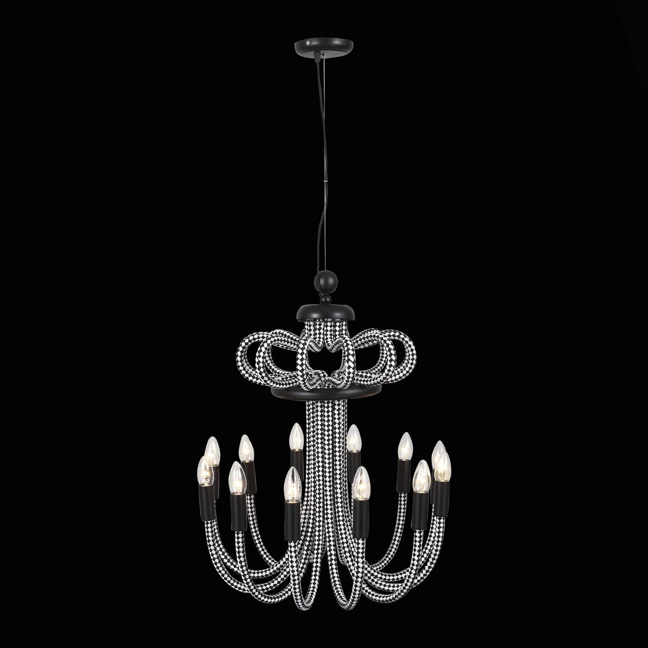 Подвесная люстра ST Luce Adagio SL811.703.12 ST LUCE ДИЗАЙНЕРСКИЕ, ADAGIO 057769 Черный  - Вид №3