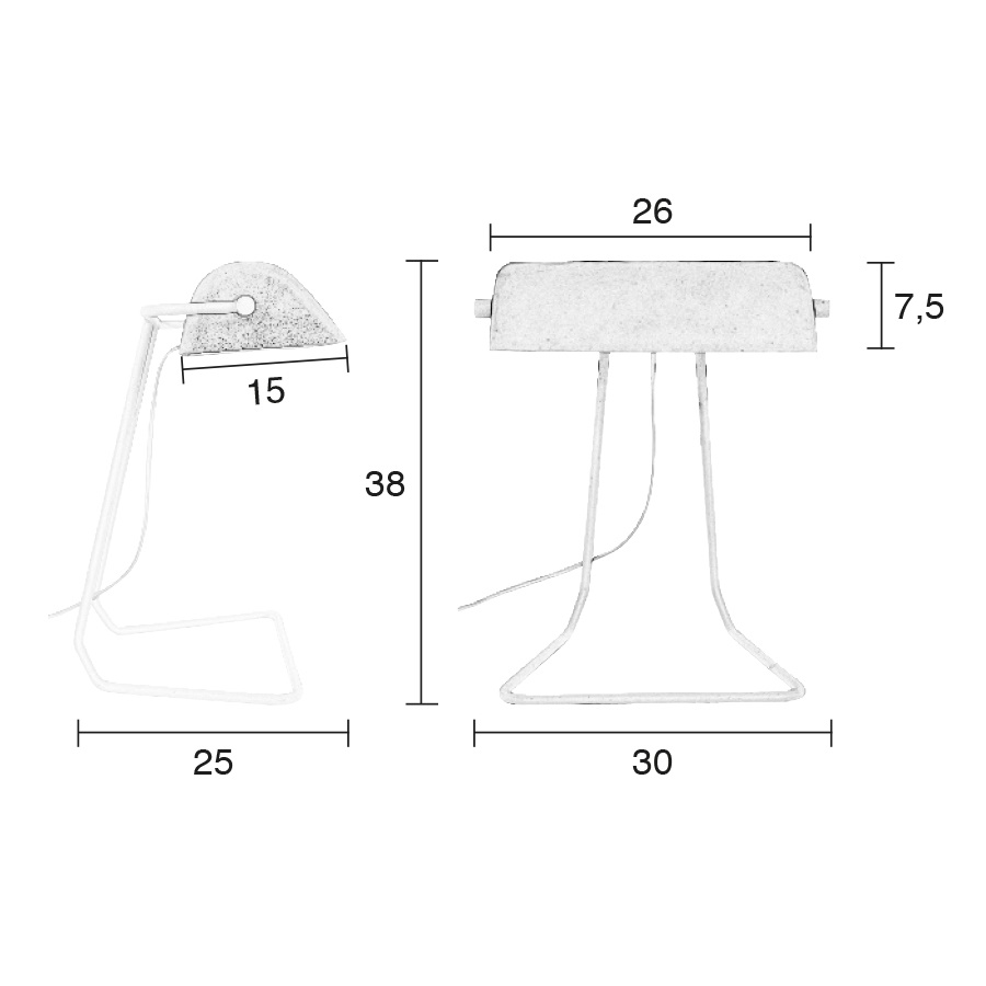 Лампа Broker, серая Zuiver 5200027 - Вид №10
