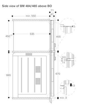 Gaggenau Комбинированная микроволновая печь Serie 400 Bm485110 - Вид №3
